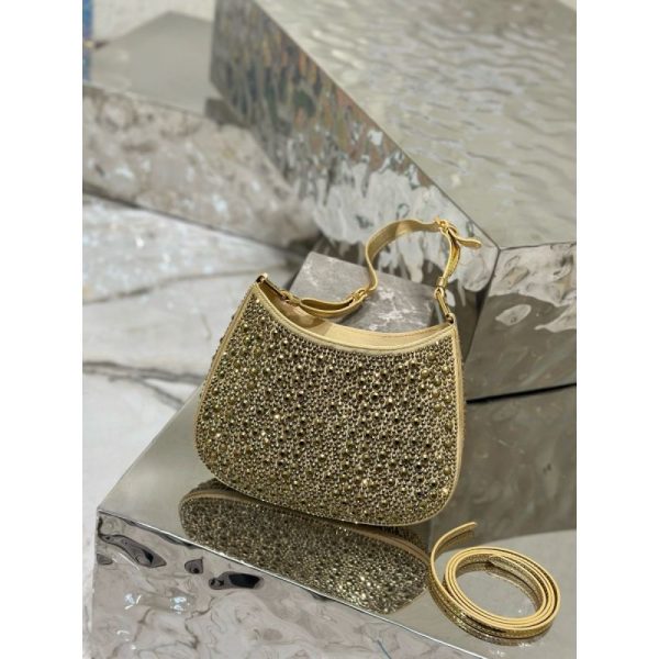 Prada Cleo satin bag with crystals