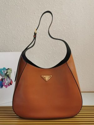 Prada Large Leather Shoulder Bag