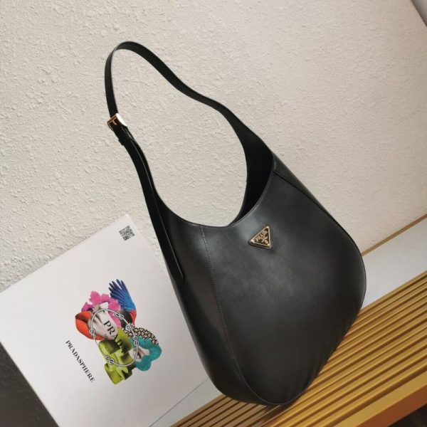 Prada Large Leather Shoulder Bag