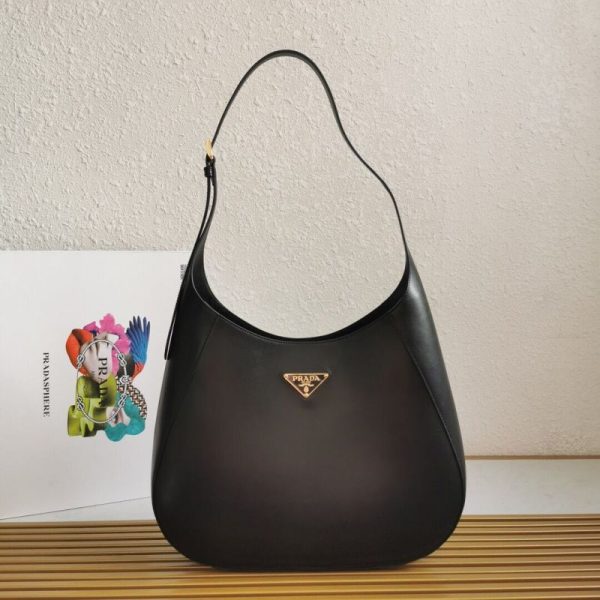 Prada Large Leather Shoulder Bag
