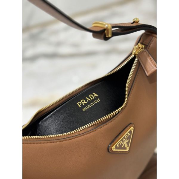 Prada Arqué leather shoulder bag