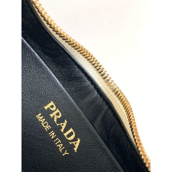 Prada Arqué leather mini shoulder bag