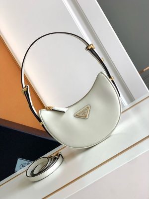 Prada Arqué leather mini shoulder bag
