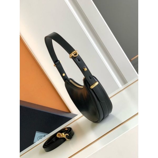 Prada Arqué leather mini shoulder bag
