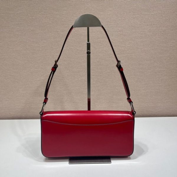 Brushed leather Prada Femme bag
