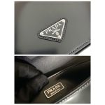 Brushed leather Prada Femme bag
