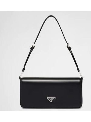 Brushed leather Prada Femme bag