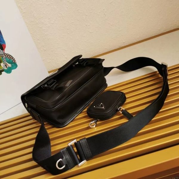 Prada Re-Nylon and Saffiano leather shoulder bag
