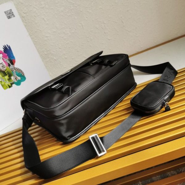 Prada Re-Nylon and Saffiano leather shoulder bag