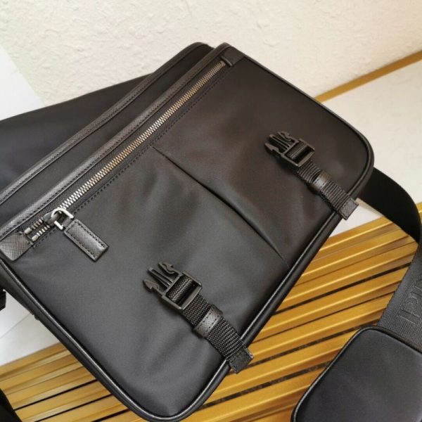 Prada Re-Nylon and Saffiano leather shoulder bag