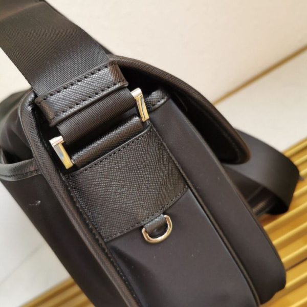 Prada Re-Nylon and Saffiano leather shoulder bag