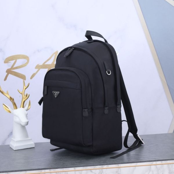 Prada Re-Nylon and Saffiano leather backpack