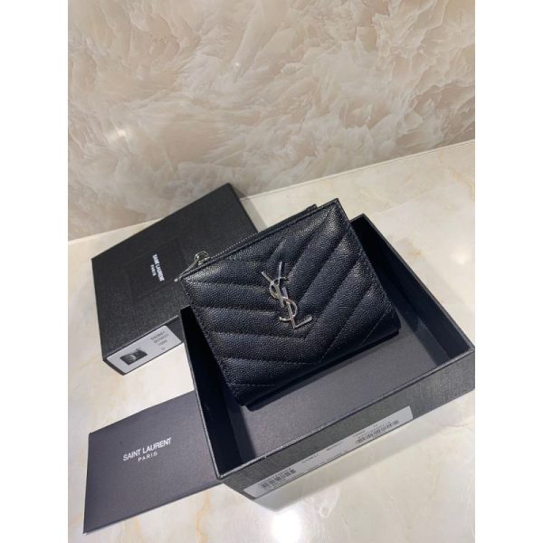 Saint Laurent Cassandre Bi-Fold Wallet