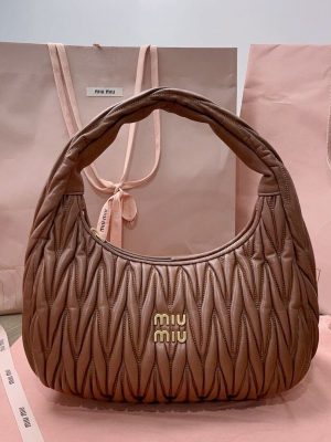 Miu Miu Wander Matelasse Hobo