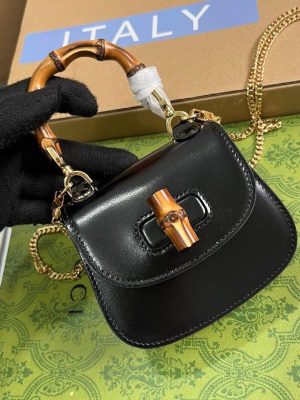 Gucci Bamboo Mini Chain Bag