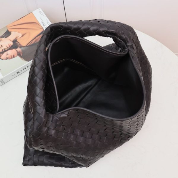 Bottega Veneta Large Hop Shoulder Bag -Chocolate