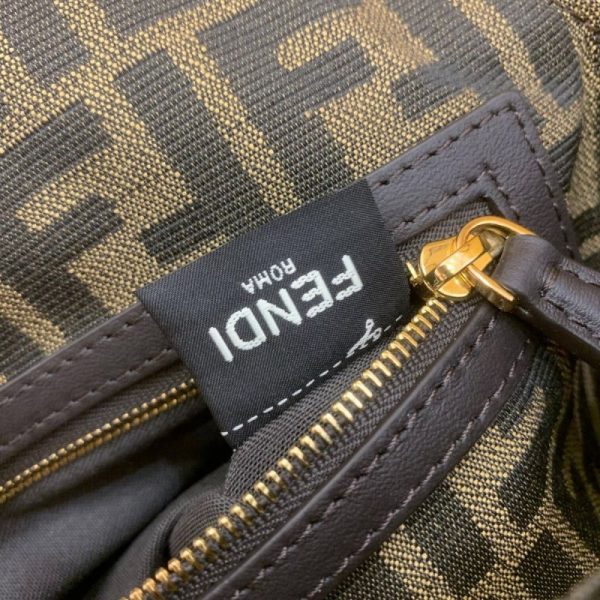Fendi Baguette Jacquard FF fabric bag