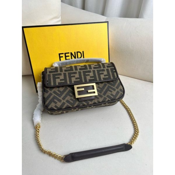 Fendi Baguette Chain Midi Bag