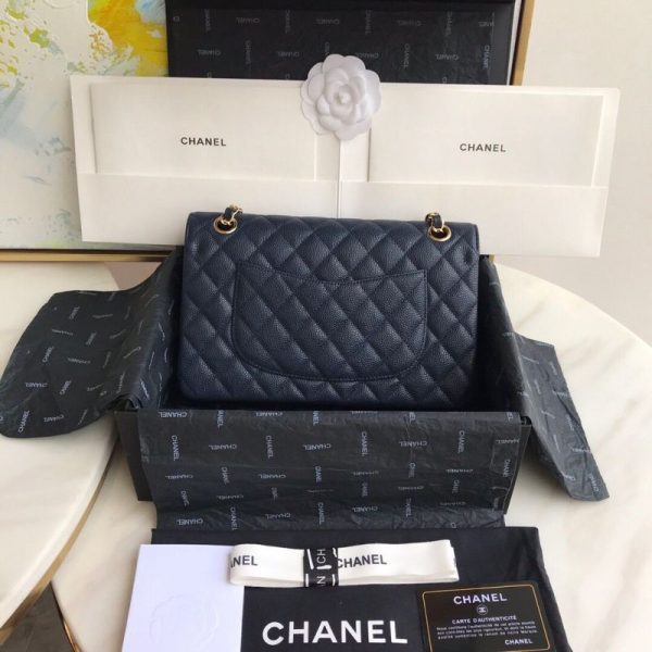 Medium Chanel Classic Handbag in Grained Leather