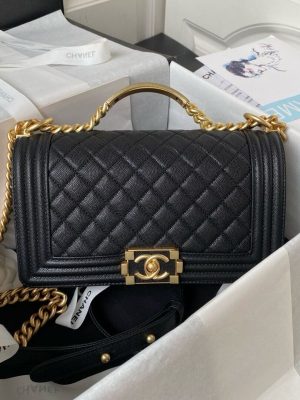 Boy Chanel Flap Bag with Handle