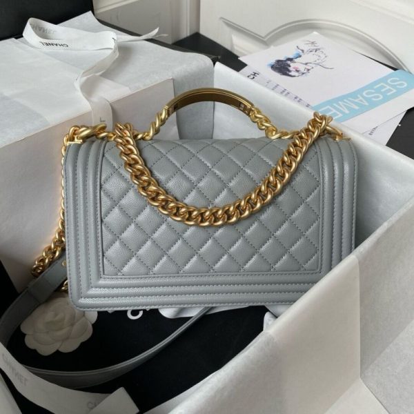 Boy Chanel Flap Bag with Handle
