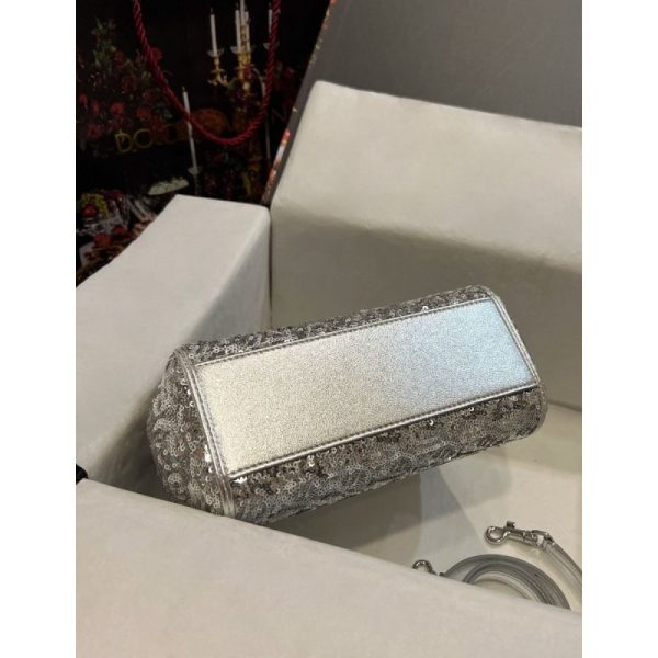 Dolce Gabbana Small Sicily Bag in sequin