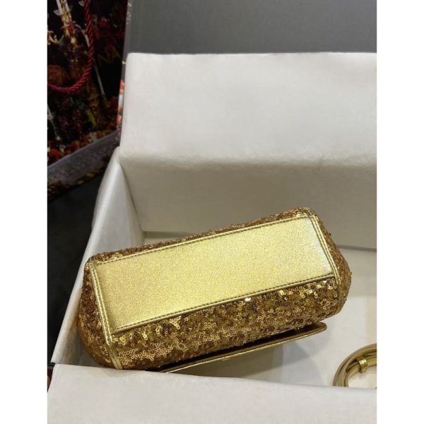 Dolce Gabbana Small Sicily Bag in sequin