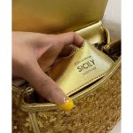 Dolce Gabbana Small Sicily Bag in sequin