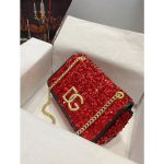 Dolce Gabbana Chain Shoulder Bag with sequins