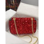 Dolce Gabbana Chain Shoulder Bag with sequins