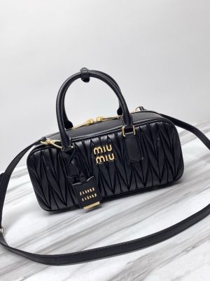 Miu Miu Arcadie matelassé nappa leather bag