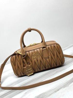 Miu Miu Arcadie matelassé nappa leather bag