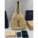 YSL Saint Laurent Icare in Raffia