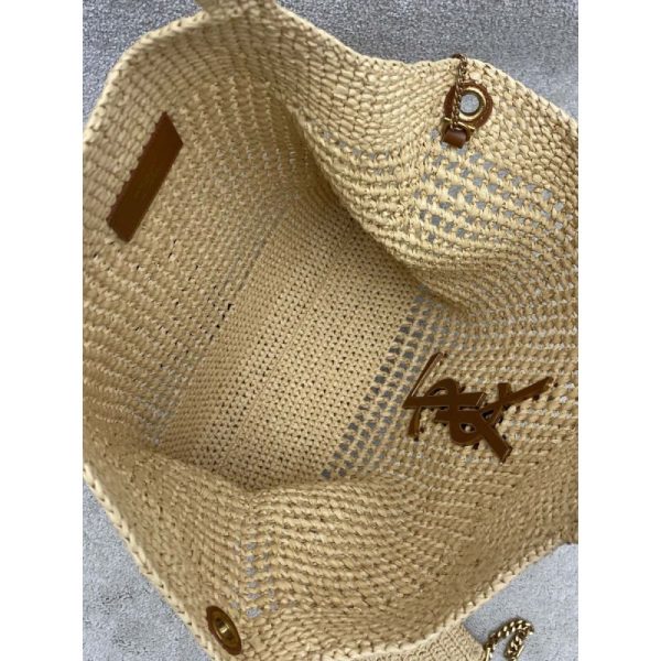 YSL Saint Laurent Icare in Raffia