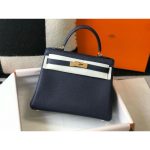 Hermes Kelly 32 2way Handbag in Togo Leather