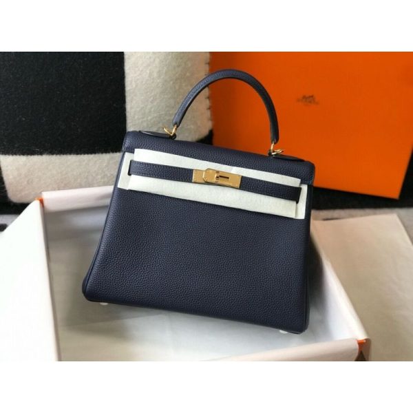 Hermes Kelly 32 2way Handbag in Togo Leather