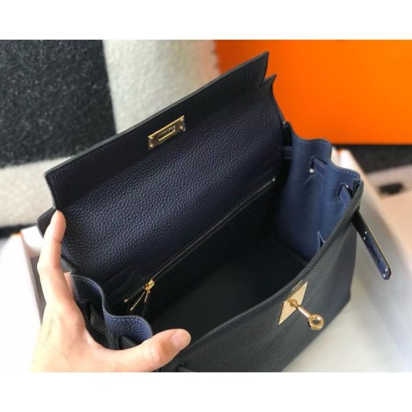 Hermes Kelly 32 2way Handbag in Togo Leather