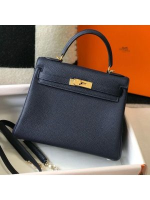 Hermes Kelly 32 2way Handbag in Togo Leather