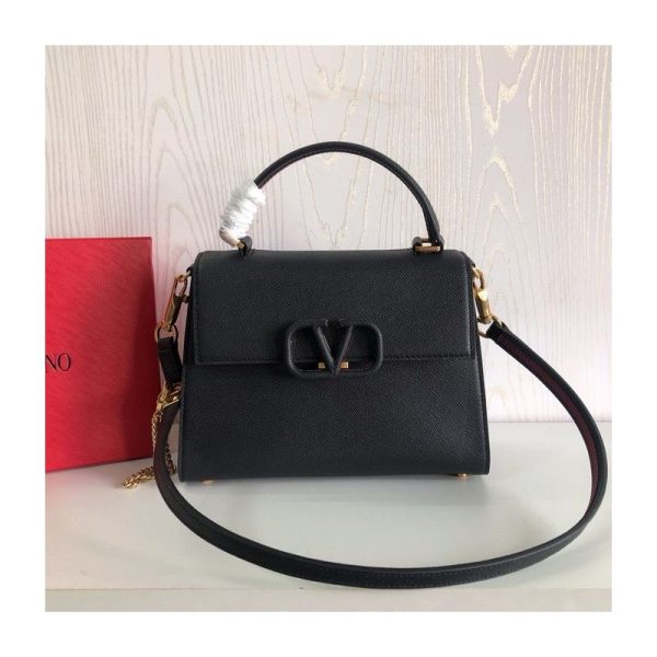 Small Vsling Grainy Calfskin Handbag