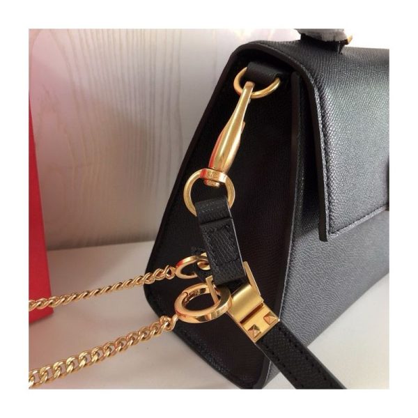 Small Vsling Grainy Calfskin Handbag
