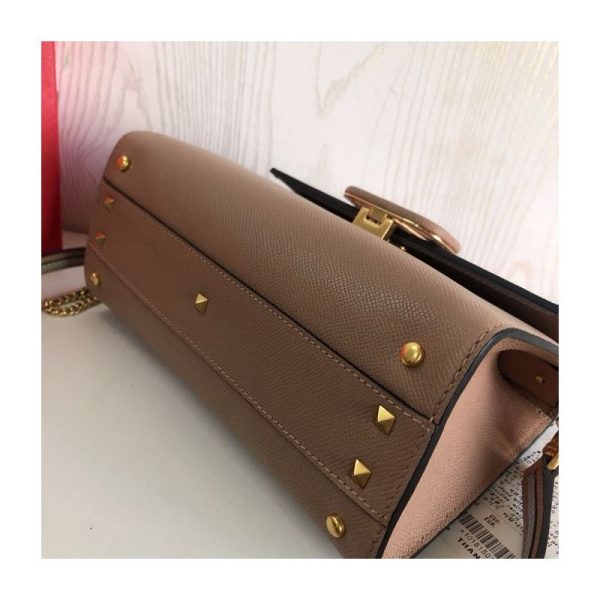 Small Vsling Grainy Calfskin Handbag
