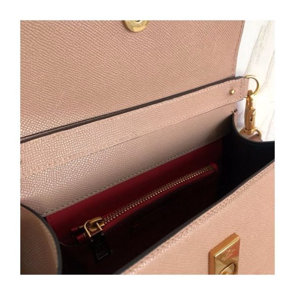 Small Vsling Grainy Calfskin Handbag