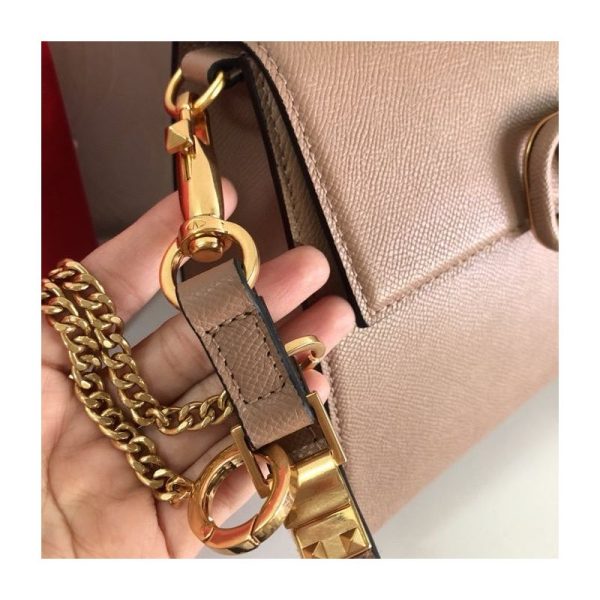Small Vsling Grainy Calfskin Handbag