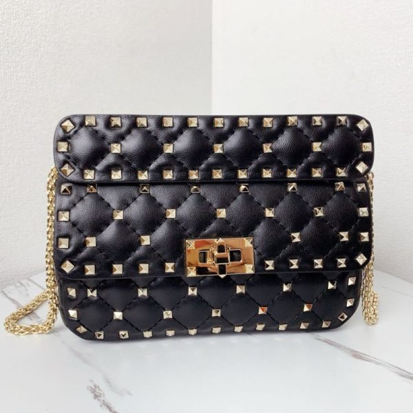 Small Nappa Rockstud Spike Bag