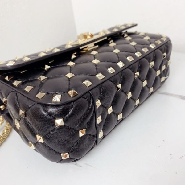 Small Nappa Rockstud Spike Bag