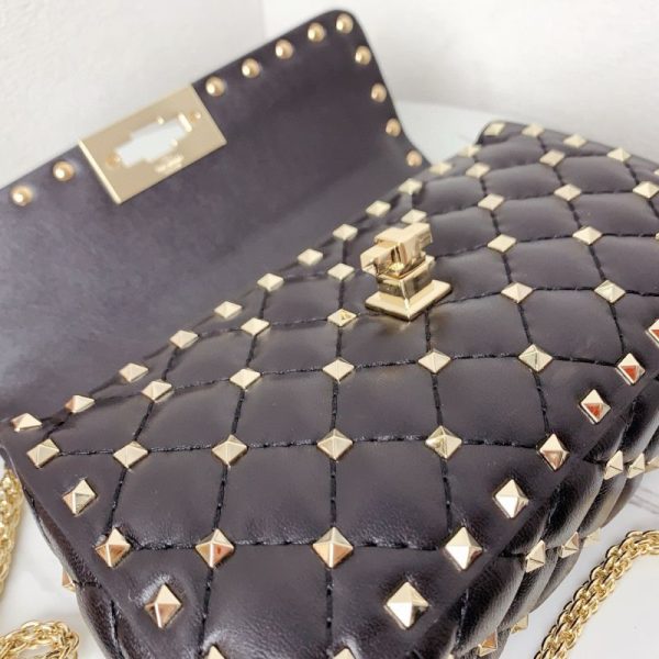 Small Nappa Rockstud Spike Bag