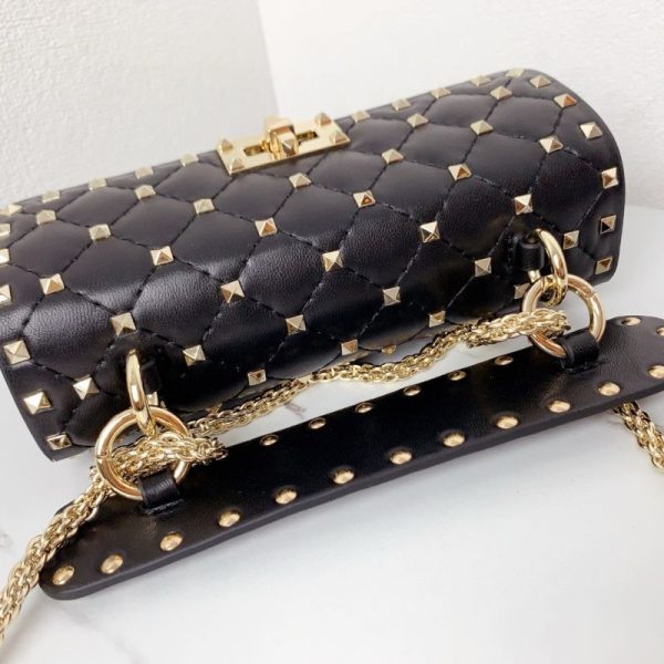 Small Nappa Rockstud Spike Bag
