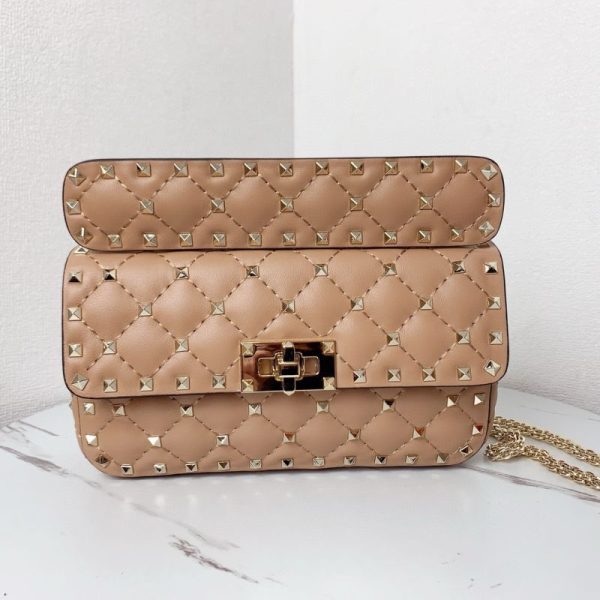 Small Nappa Rockstud Spike Bag