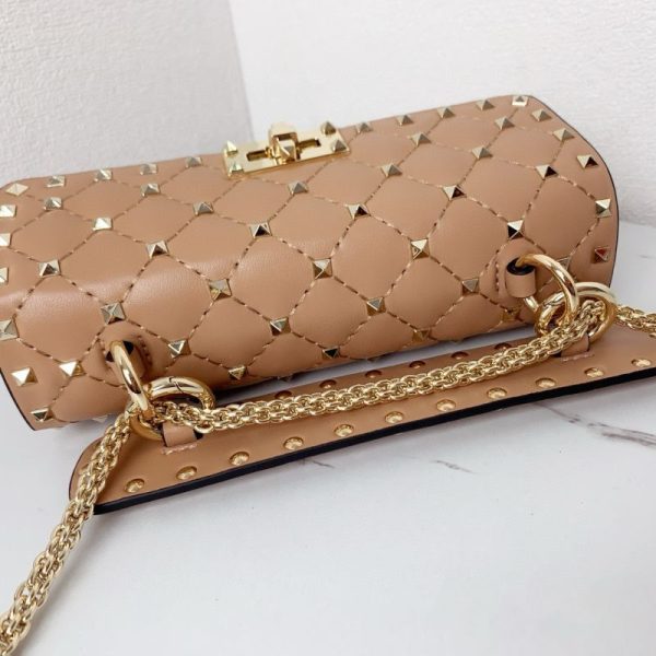 Small Nappa Rockstud Spike Bag