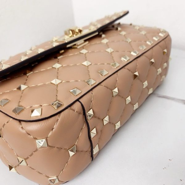 Small Nappa Rockstud Spike Bag